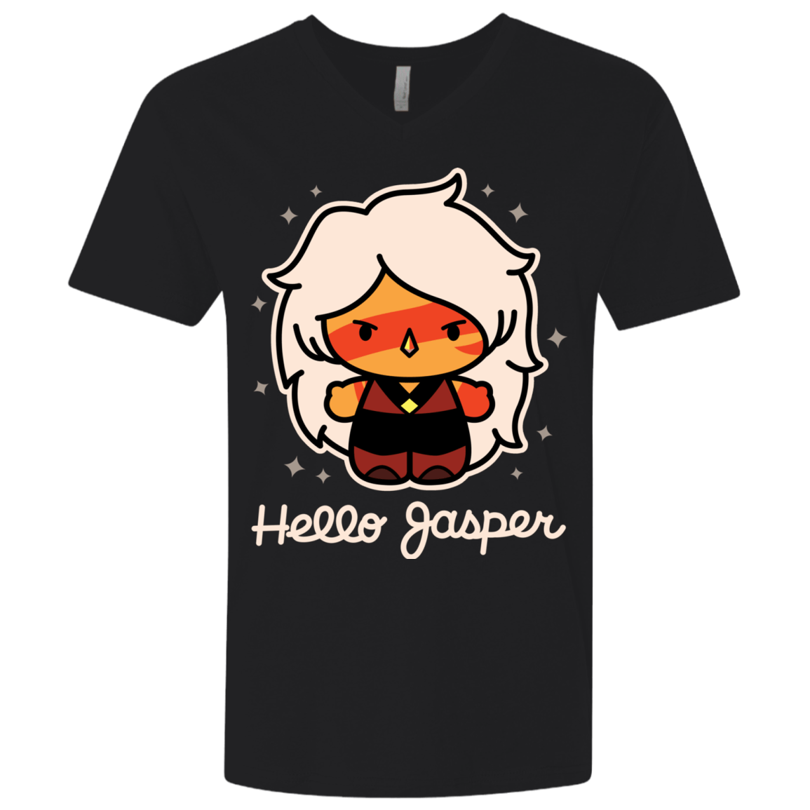 T-Shirts Black / X-Small Hello Jasper Men's Premium V-Neck