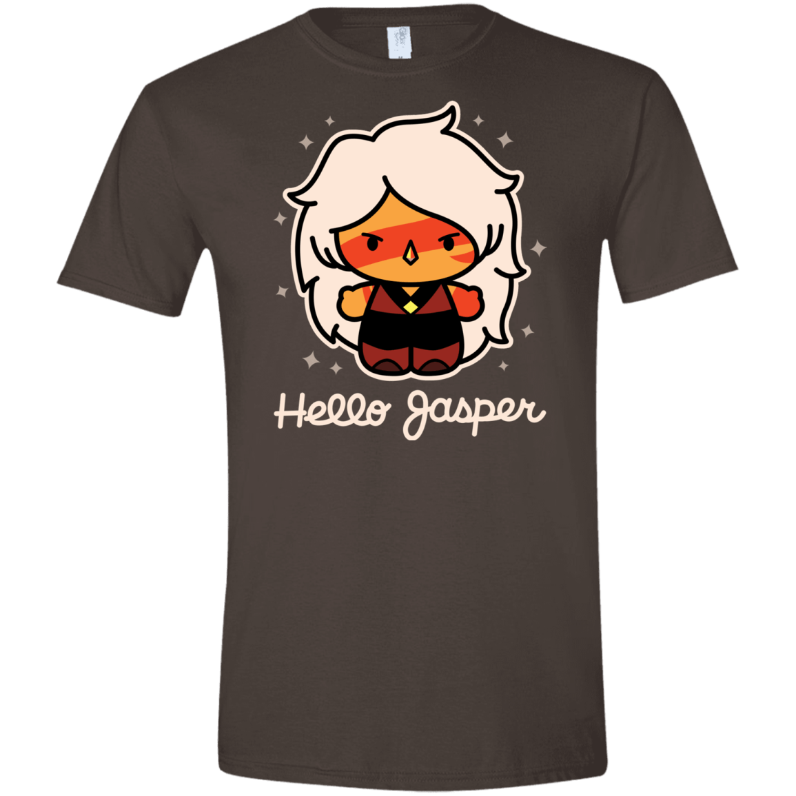 T-Shirts Dark Chocolate / S Hello Jasper Men's Semi-Fitted Softstyle