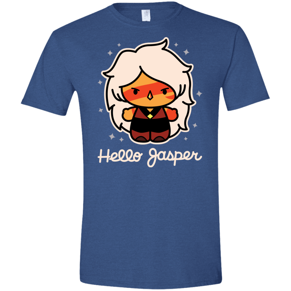 T-Shirts Heather Royal / X-Small Hello Jasper Men's Semi-Fitted Softstyle