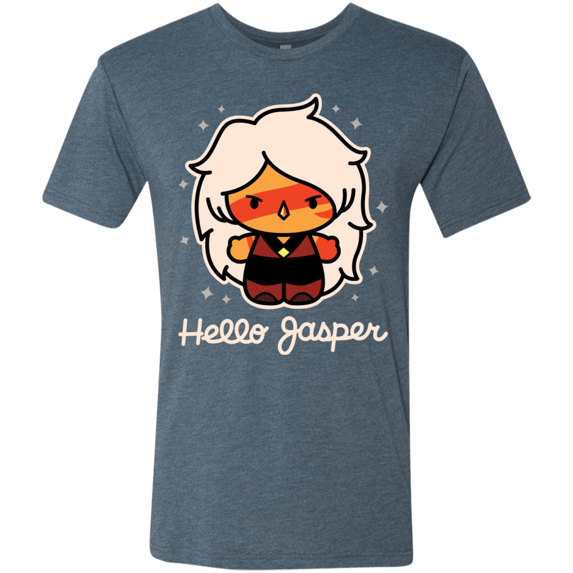 T-Shirts Indigo / S Hello Jasper Men's Triblend T-Shirt