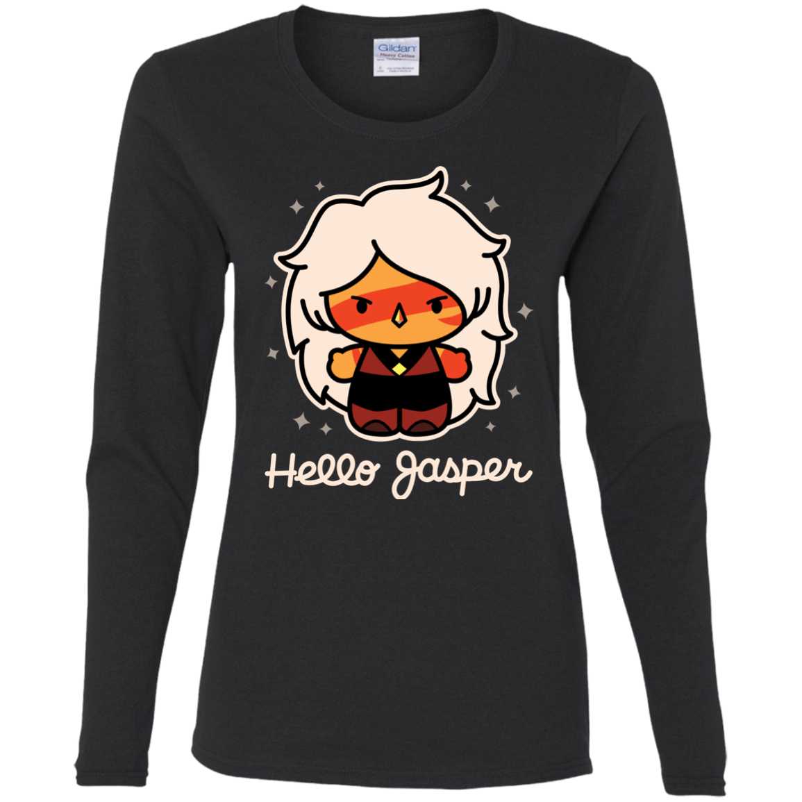 T-Shirts Black / S Hello Jasper Women's Long Sleeve T-Shirt