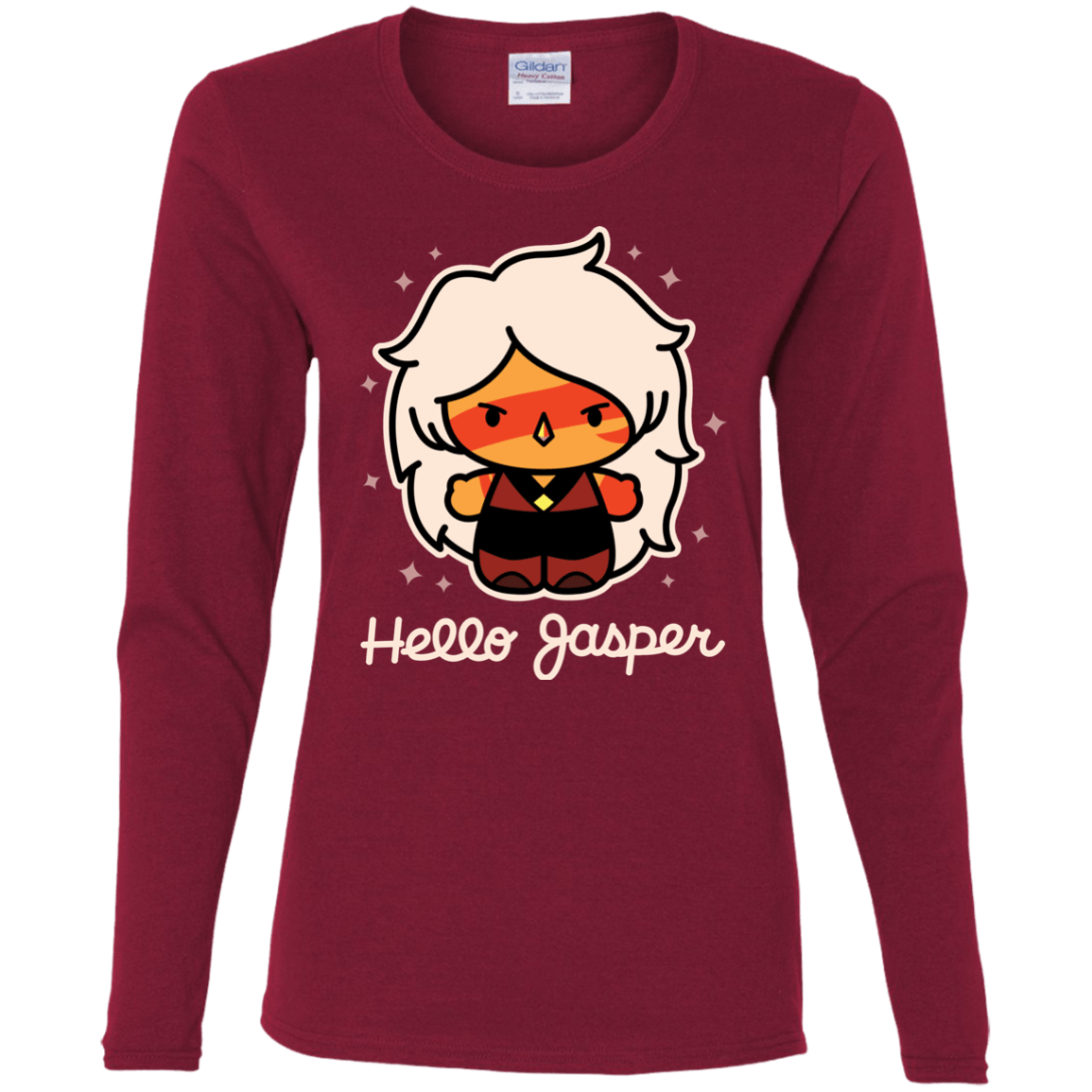 T-Shirts Cardinal / S Hello Jasper Women's Long Sleeve T-Shirt