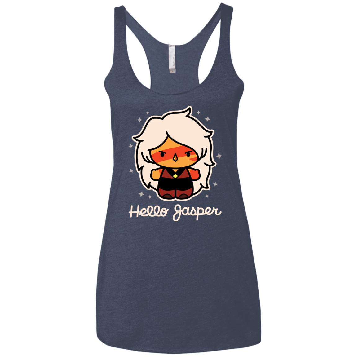 T-Shirts Vintage Navy / X-Small Hello Jasper Women's Triblend Racerback Tank