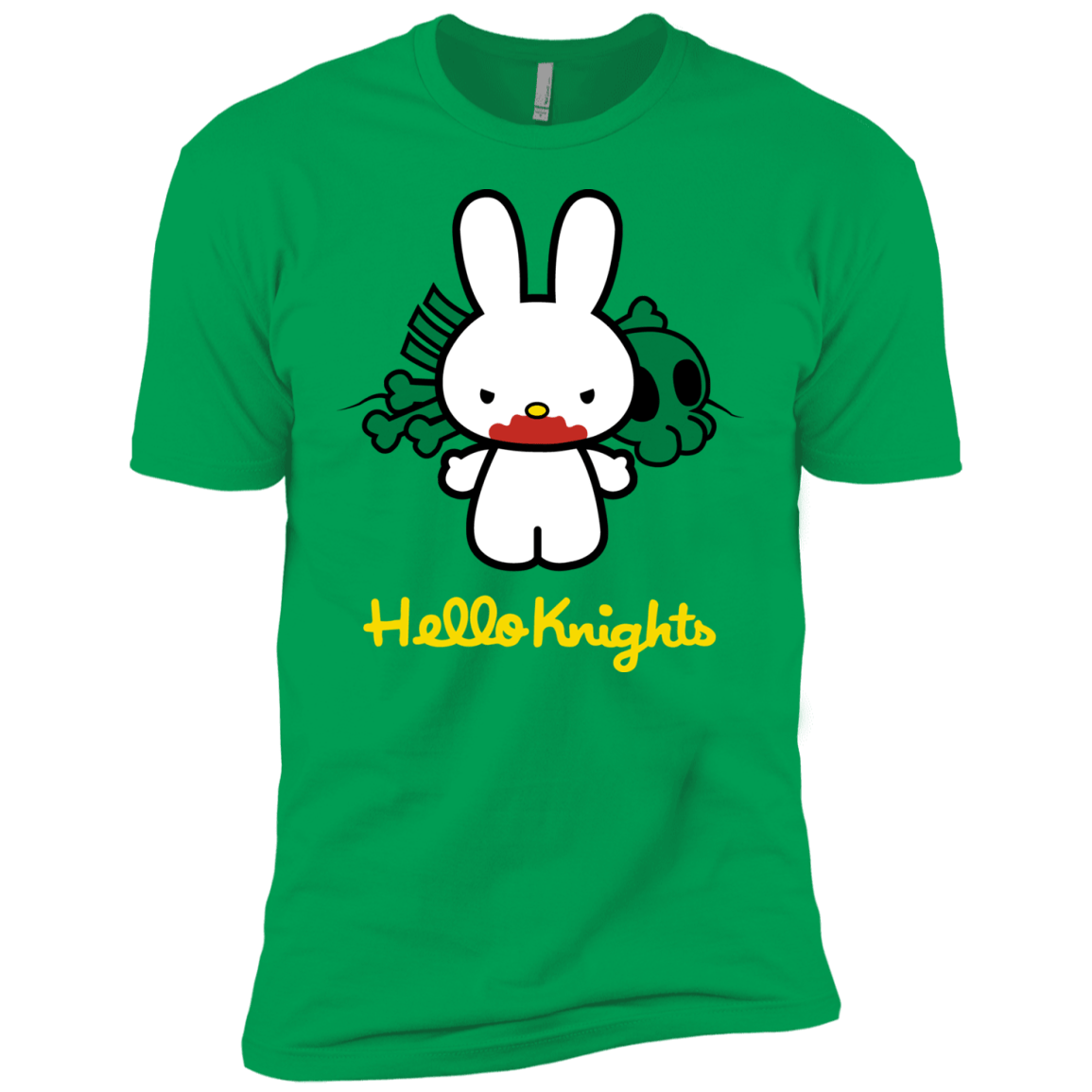T-Shirts Kelly Green / YXS Hello Knights Boys Premium T-Shirt