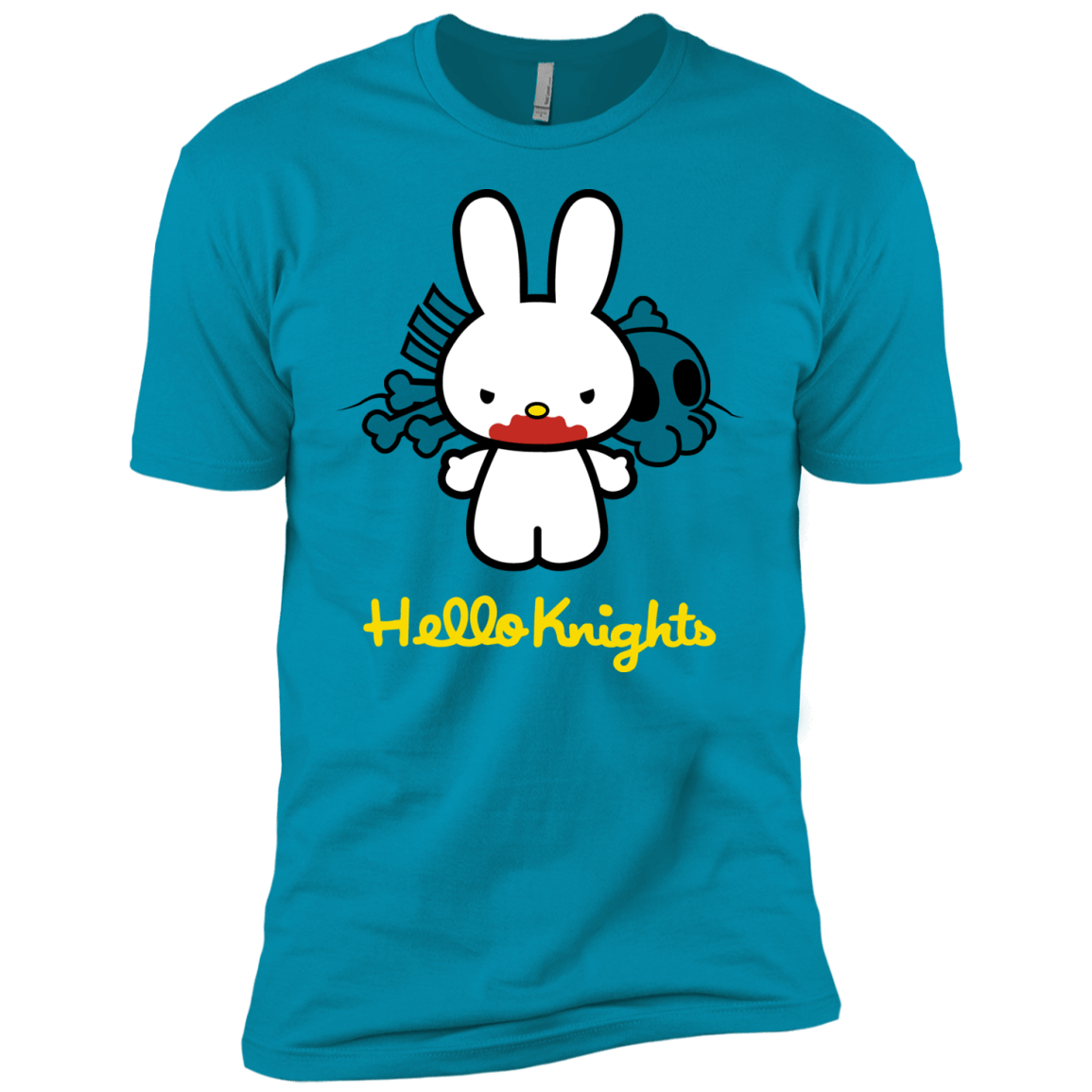 T-Shirts Turquoise / YXS Hello Knights Boys Premium T-Shirt
