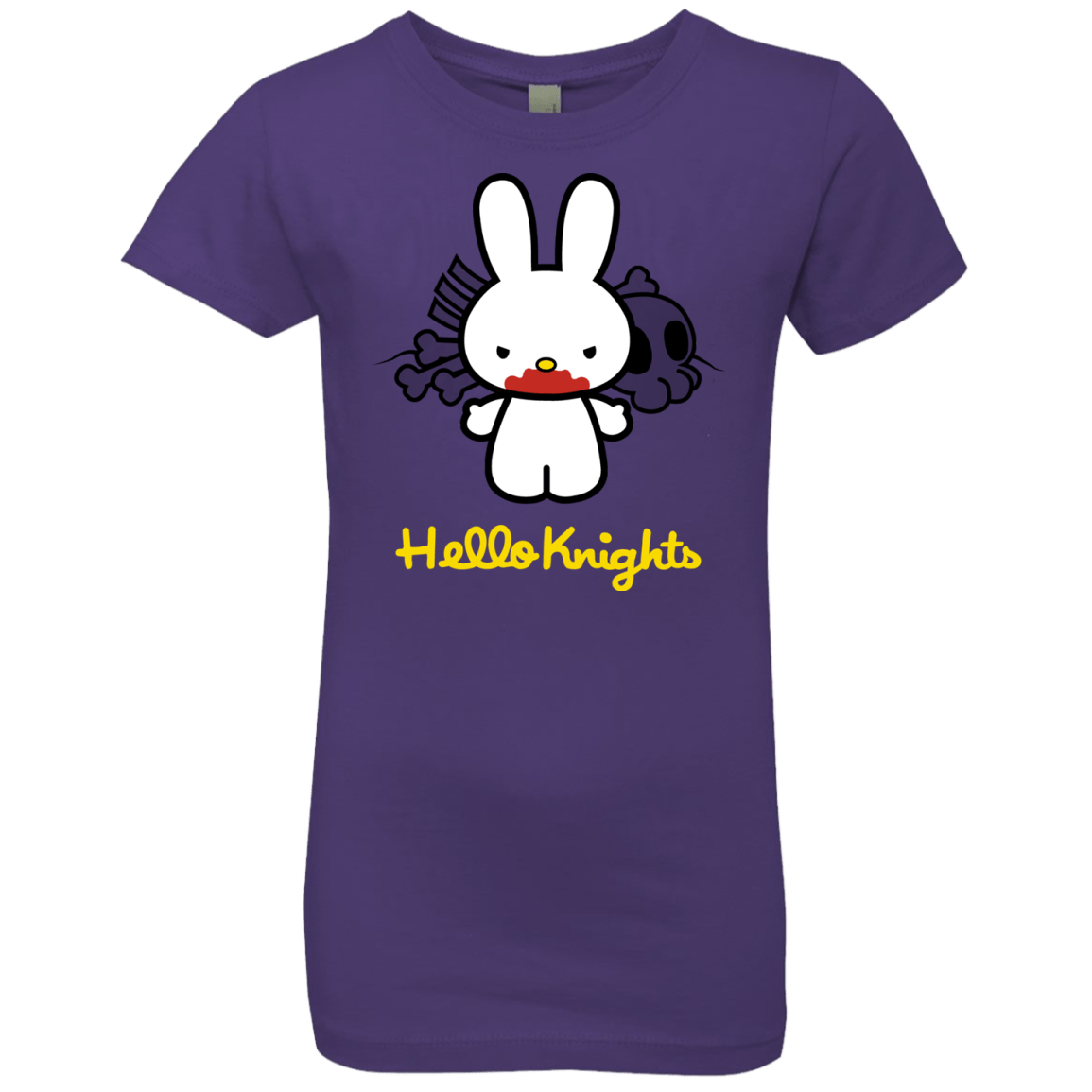 T-Shirts Purple Rush / YXS Hello Knights Girls Premium T-Shirt