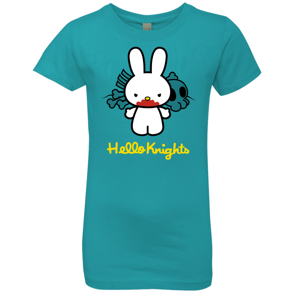 T-Shirts Tahiti Blue / YXS Hello Knights Girls Premium T-Shirt