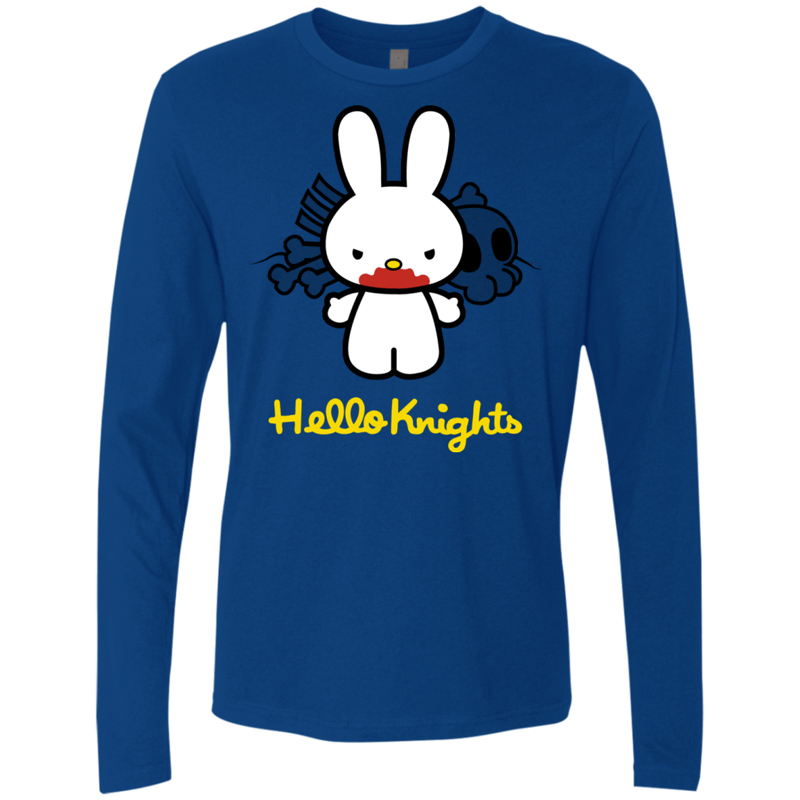 T-Shirts Royal / S Hello Knights Men's Premium Long Sleeve