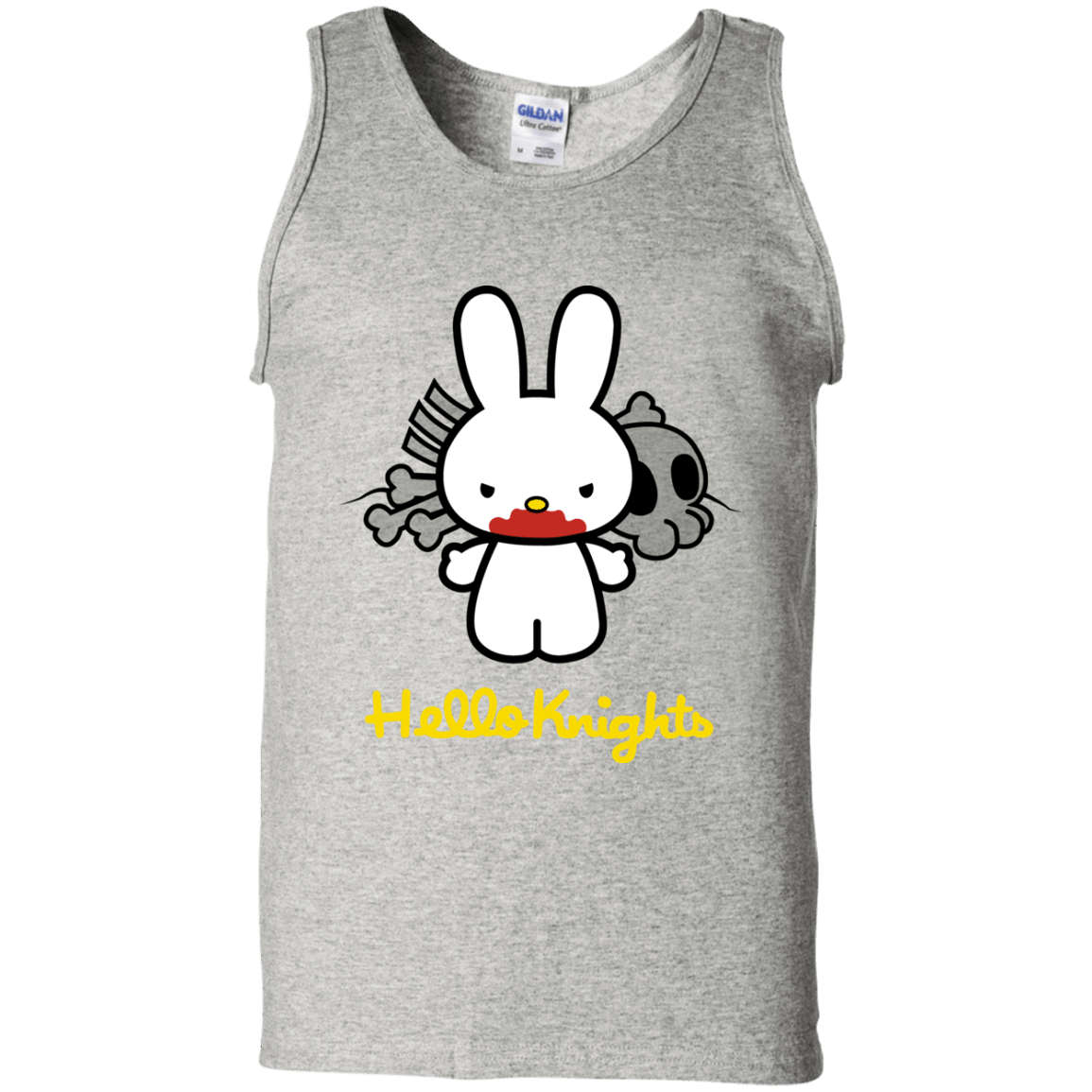 T-Shirts Ash / S Hello Knights Men's Tank Top