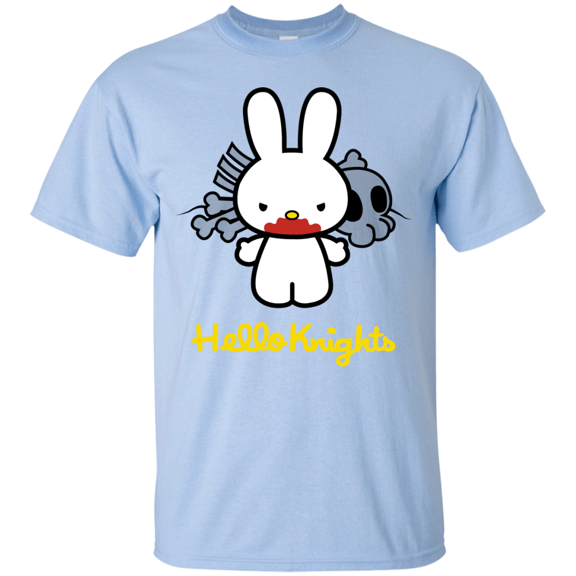 T-Shirts Light Blue / S Hello Knights T-Shirt