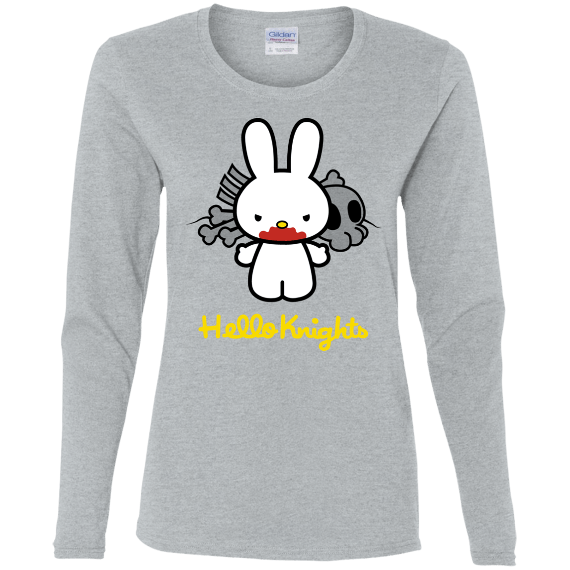 T-Shirts Sport Grey / S Hello Knights Women's Long Sleeve T-Shirt