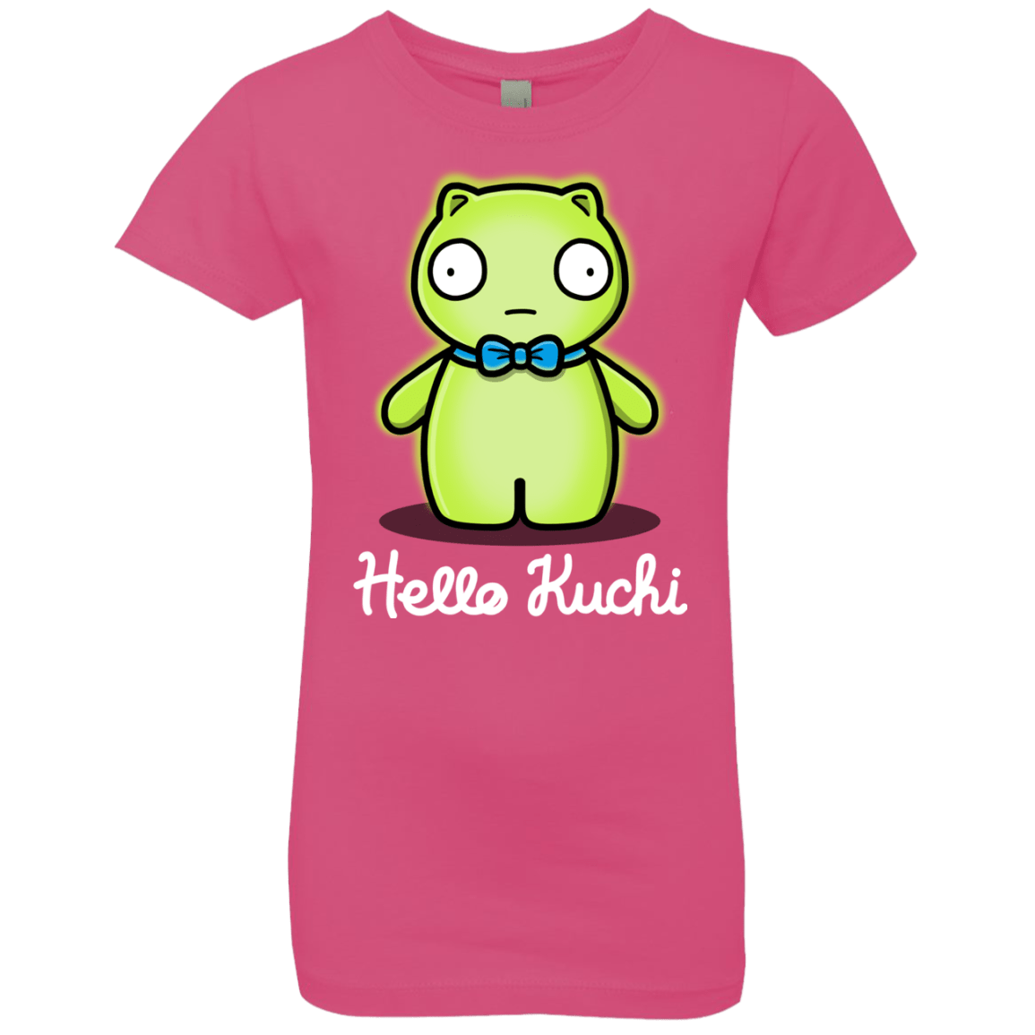 T-Shirts Hot Pink / YXS Hello Kuchi Girls Premium T-Shirt