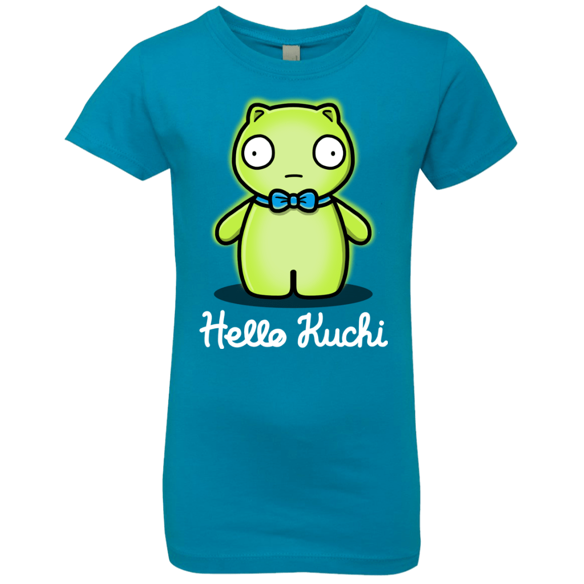 T-Shirts Turquoise / YXS Hello Kuchi Girls Premium T-Shirt
