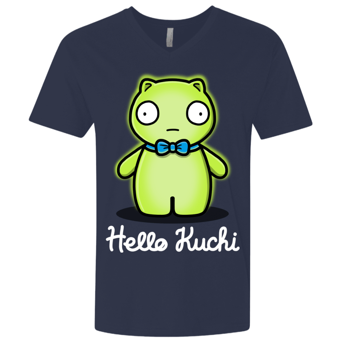 T-Shirts Midnight Navy / X-Small Hello Kuchi Men's Premium V-Neck