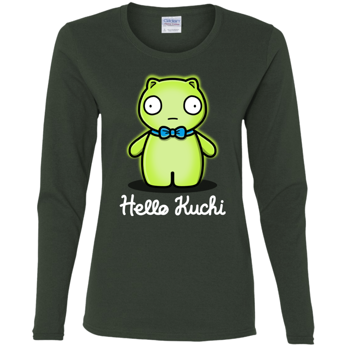 T-Shirts Forest / S Hello Kuchi Women's Long Sleeve T-Shirt
