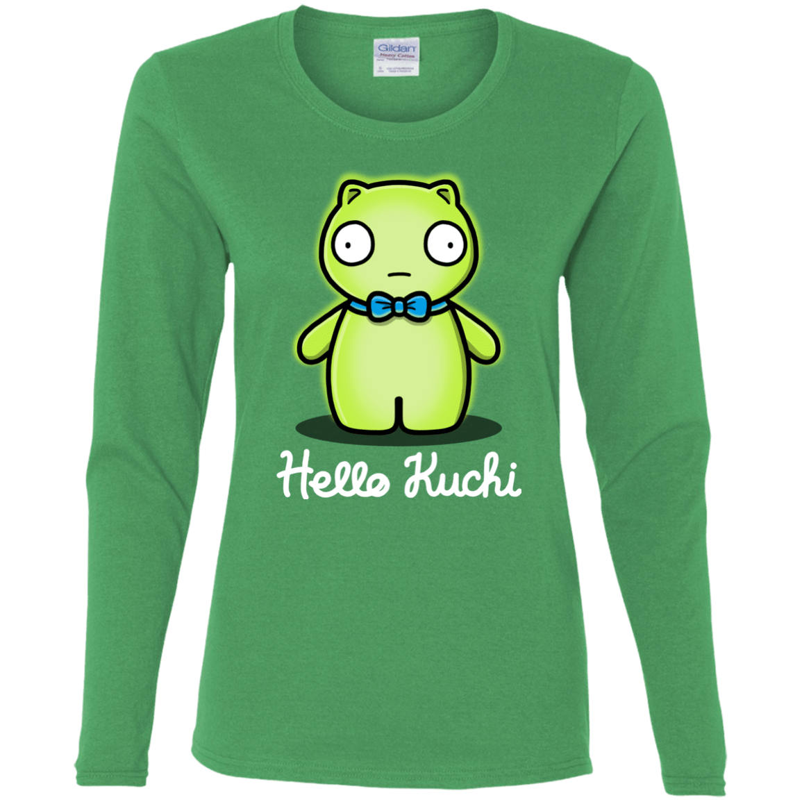 T-Shirts Irish Green / S Hello Kuchi Women's Long Sleeve T-Shirt