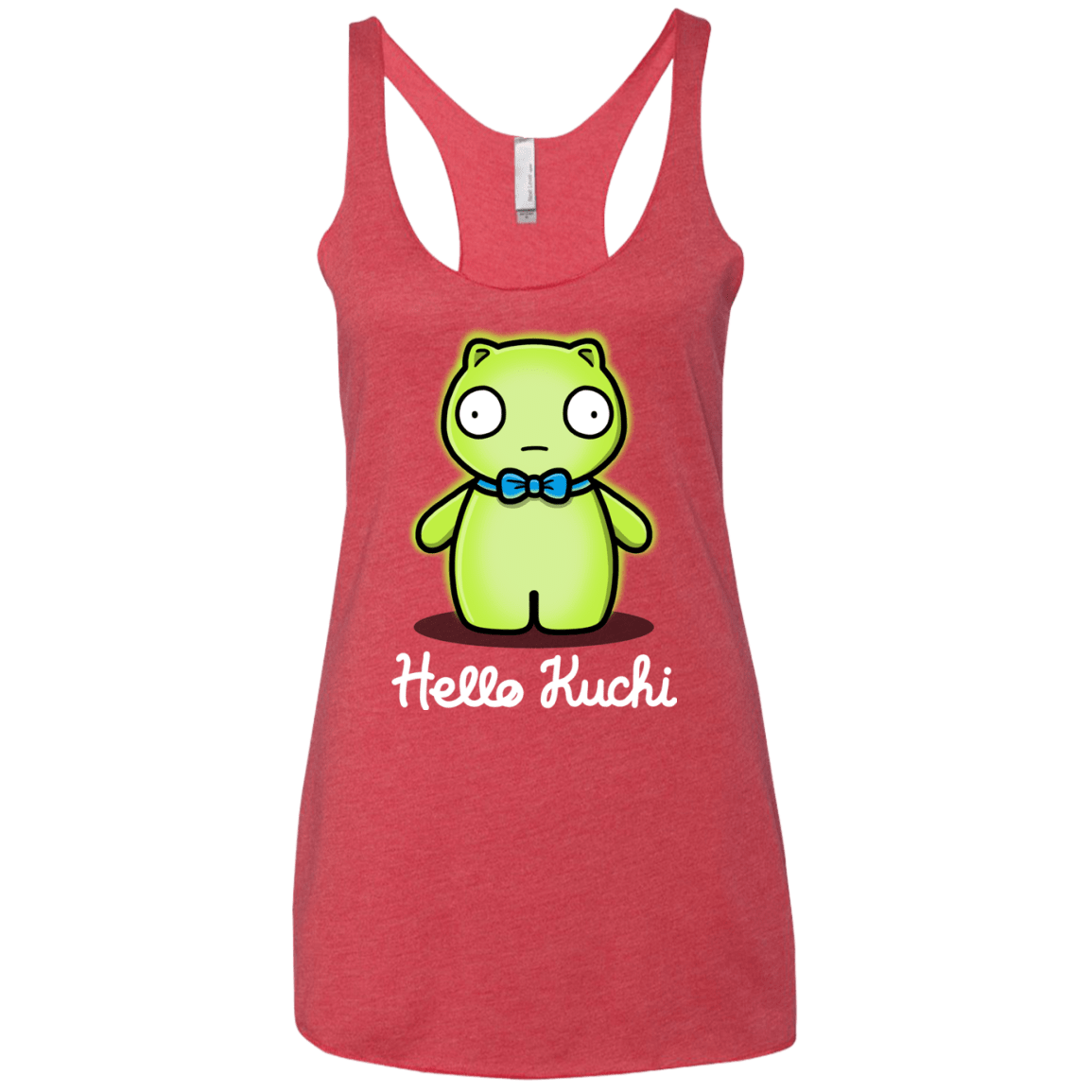 T-Shirts Vintage Red / X-Small Hello Kuchi Women's Triblend Racerback Tank