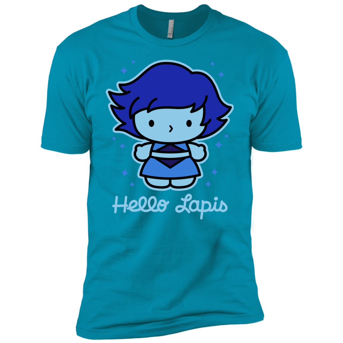 T-Shirts Turquoise / YXS Hello Lapis Boys Premium T-Shirt
