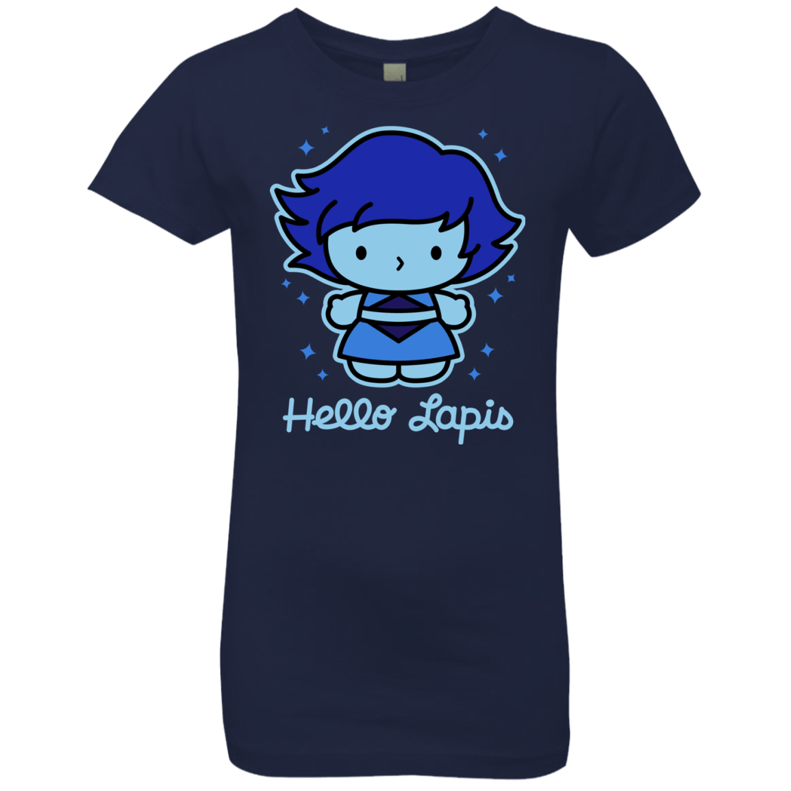 T-Shirts Midnight Navy / YXS Hello Lapis Girls Premium T-Shirt
