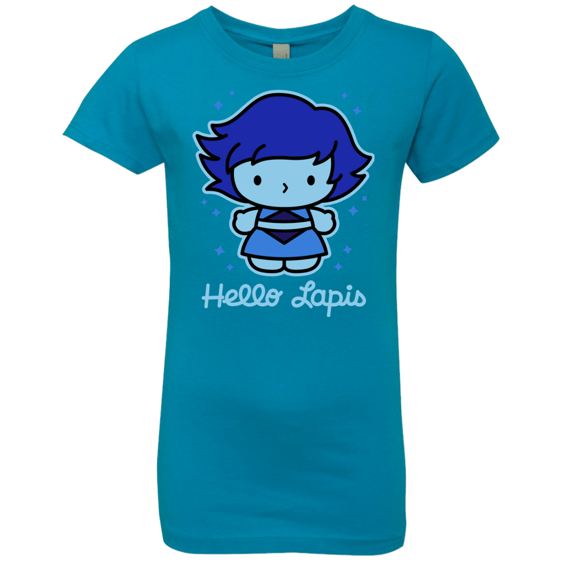 T-Shirts Turquoise / YXS Hello Lapis Girls Premium T-Shirt