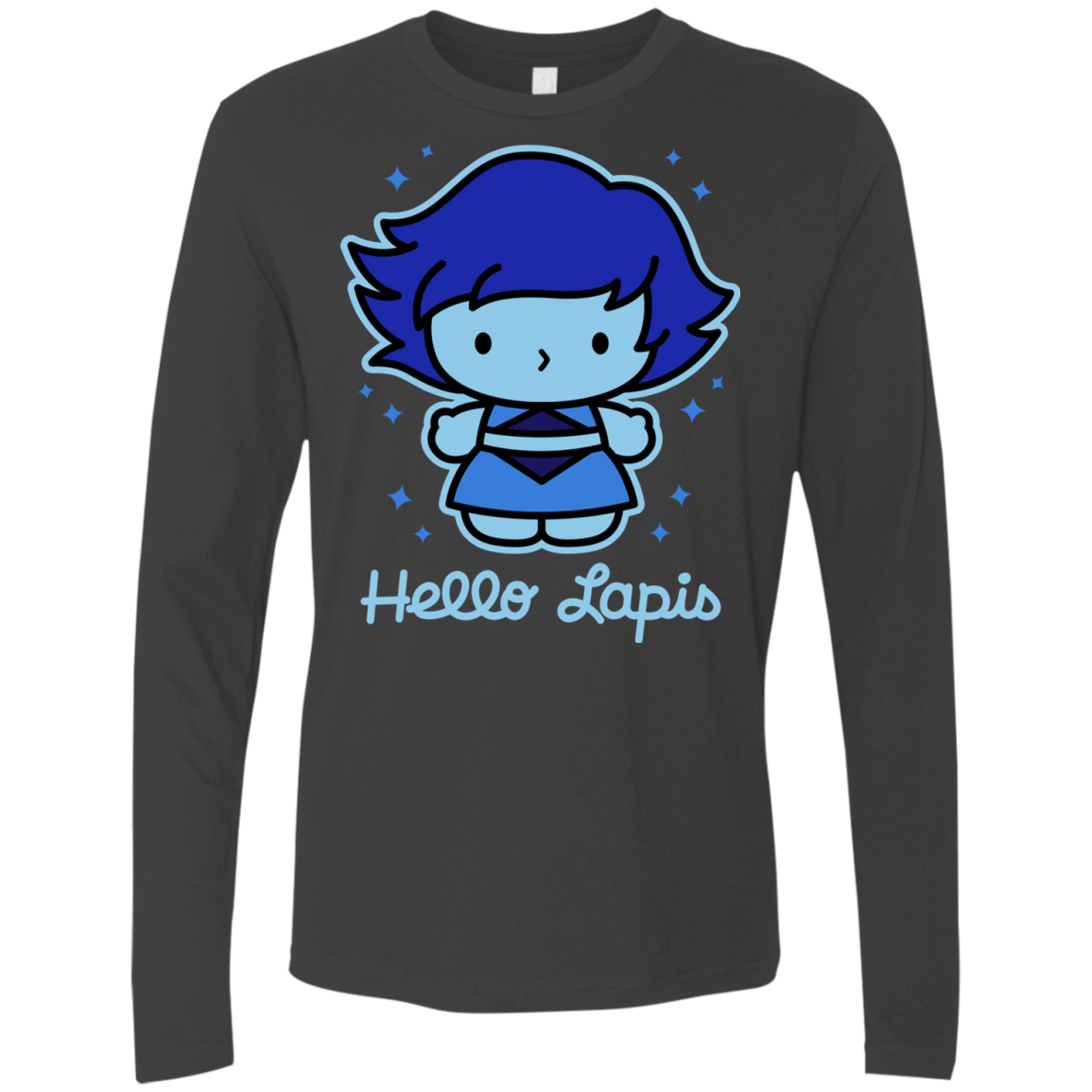 T-Shirts Heavy Metal / S Hello Lapis Men's Premium Long Sleeve