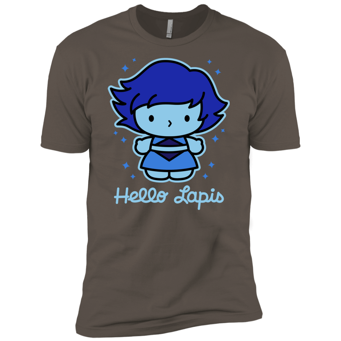 T-Shirts Warm Grey / X-Small Hello Lapis Men's Premium T-Shirt