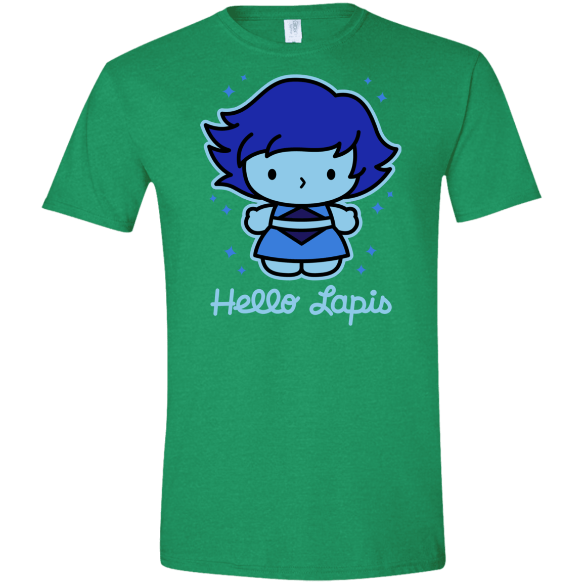 T-Shirts Heather Irish Green / S Hello Lapis Men's Semi-Fitted Softstyle
