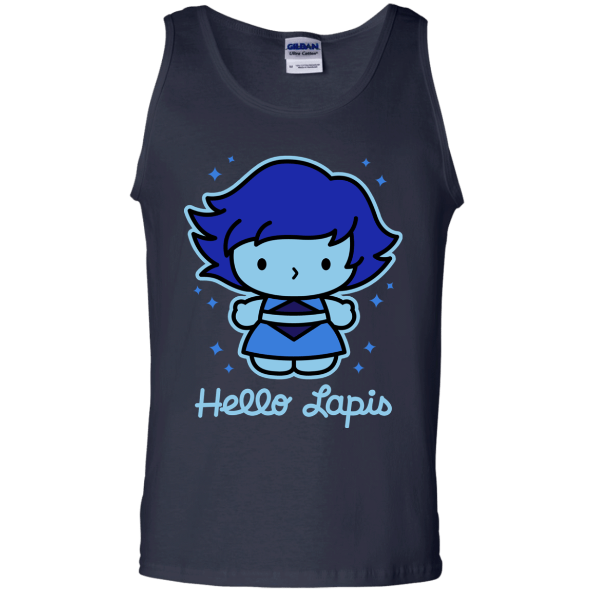 T-Shirts Navy / S Hello Lapis Men's Tank Top