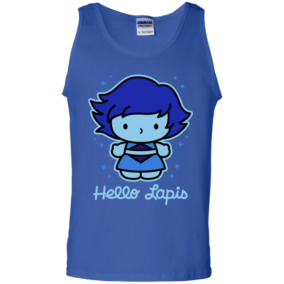 T-Shirts Royal / S Hello Lapis Men's Tank Top