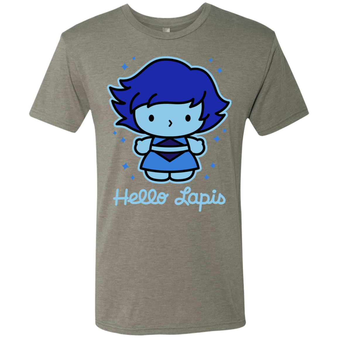 T-Shirts Venetian Grey / S Hello Lapis Men's Triblend T-Shirt