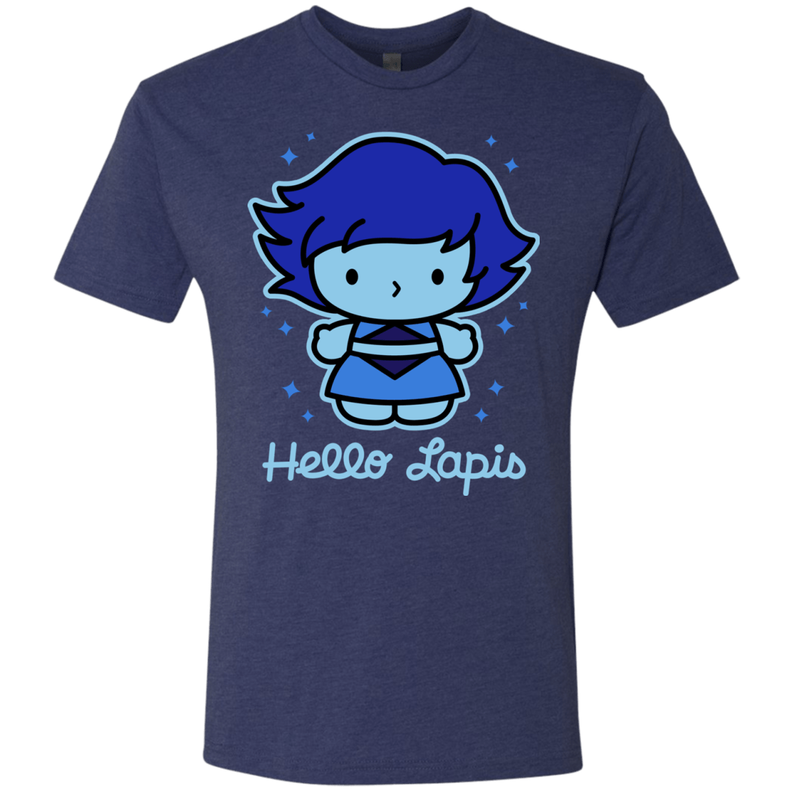 T-Shirts Vintage Navy / S Hello Lapis Men's Triblend T-Shirt