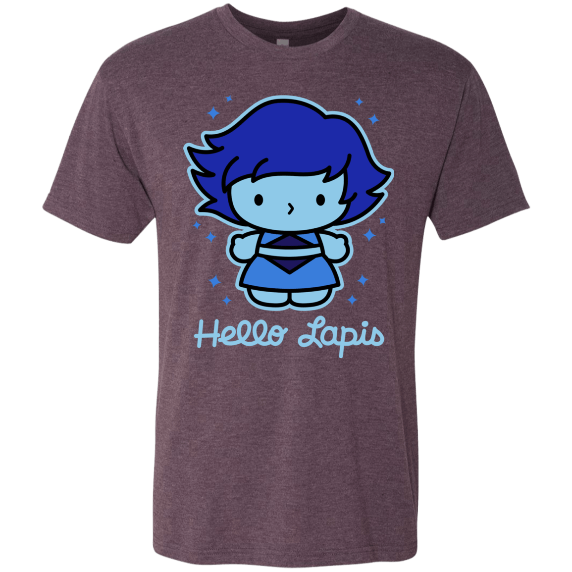 T-Shirts Vintage Purple / S Hello Lapis Men's Triblend T-Shirt