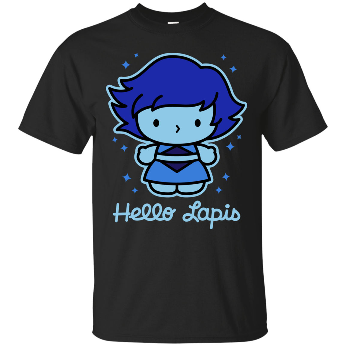 T-Shirts Black / S Hello Lapis T-Shirt