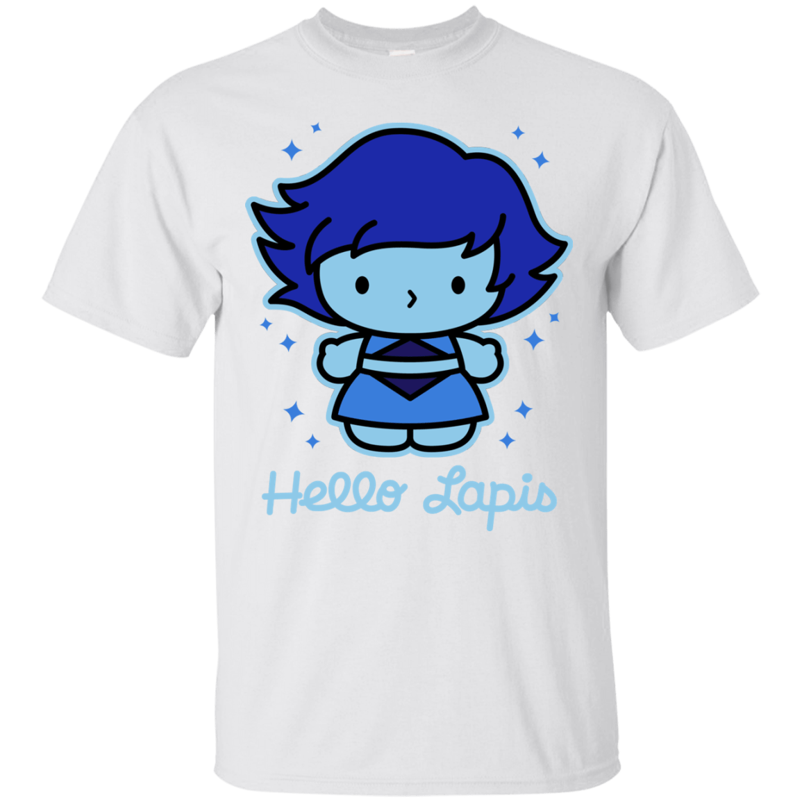 T-Shirts White / S Hello Lapis T-Shirt
