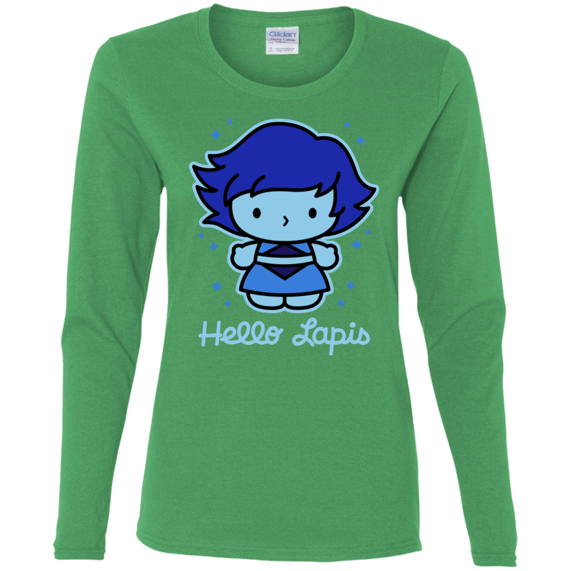 T-Shirts Irish Green / S Hello Lapis Women's Long Sleeve T-Shirt