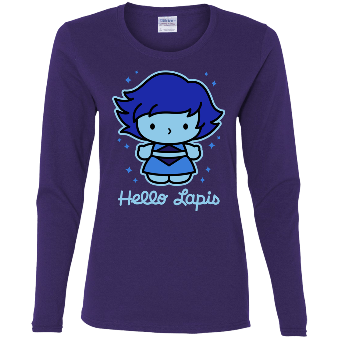 T-Shirts Purple / S Hello Lapis Women's Long Sleeve T-Shirt
