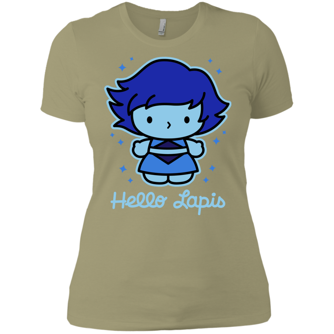 T-Shirts Light Olive / X-Small Hello Lapis Women's Premium T-Shirt
