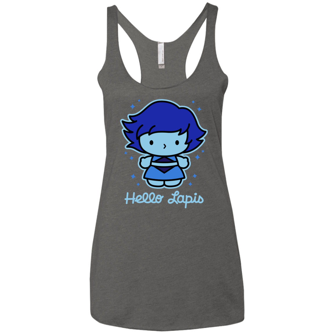 T-Shirts Premium Heather / X-Small Hello Lapis Women's Triblend Racerback Tank