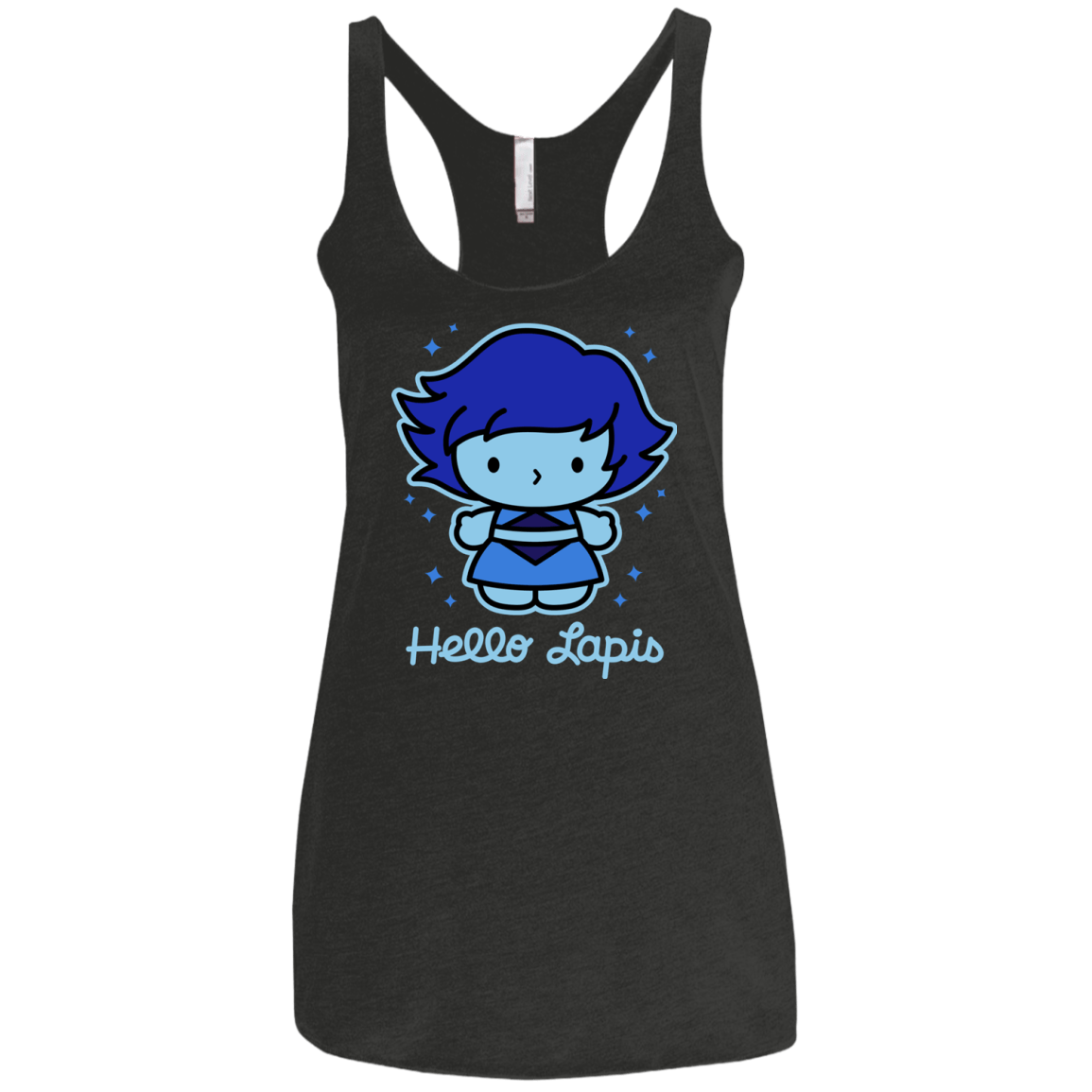 T-Shirts Vintage Black / X-Small Hello Lapis Women's Triblend Racerback Tank