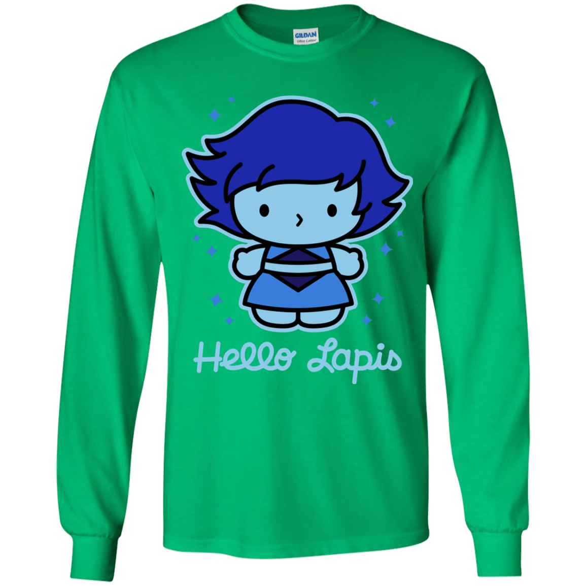 T-Shirts Irish Green / YS Hello Lapis Youth Long Sleeve T-Shirt