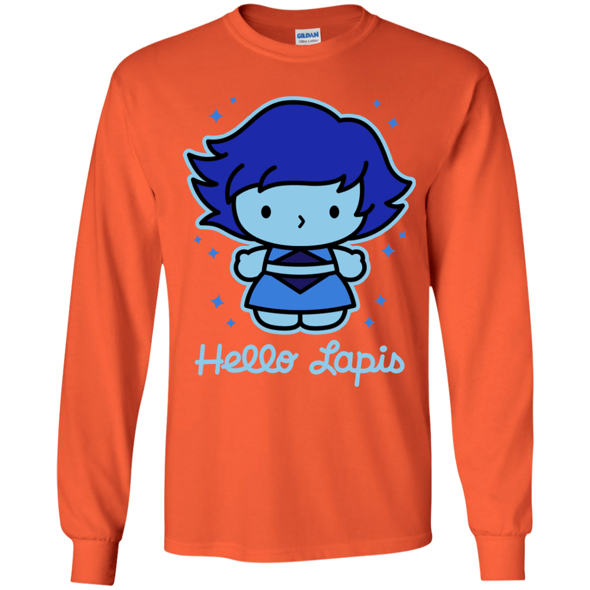 T-Shirts Orange / YS Hello Lapis Youth Long Sleeve T-Shirt