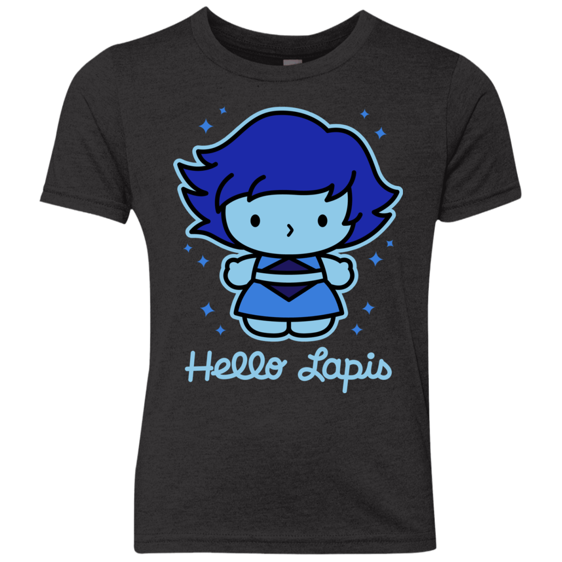 T-Shirts Vintage Black / YXS Hello Lapis Youth Triblend T-Shirt