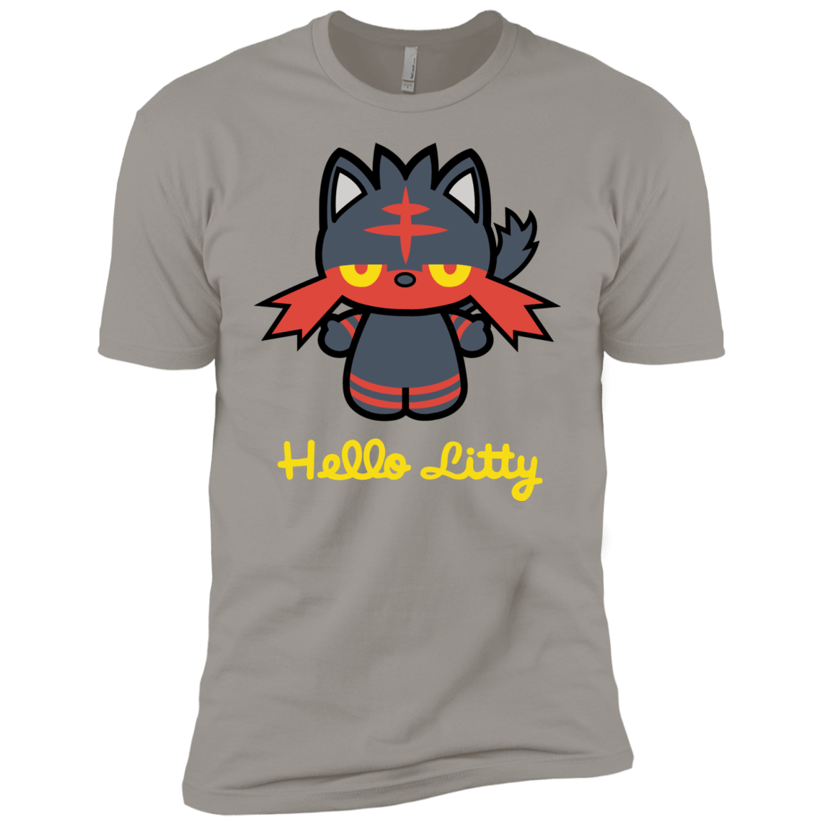 T-Shirts Light Grey / YXS Hello Litty Boys Premium T-Shirt