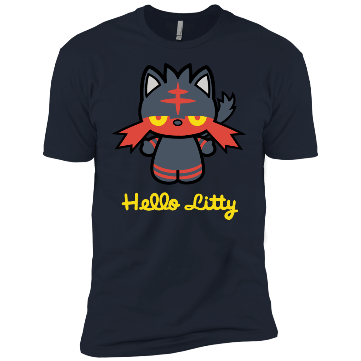 T-Shirts Midnight Navy / YXS Hello Litty Boys Premium T-Shirt