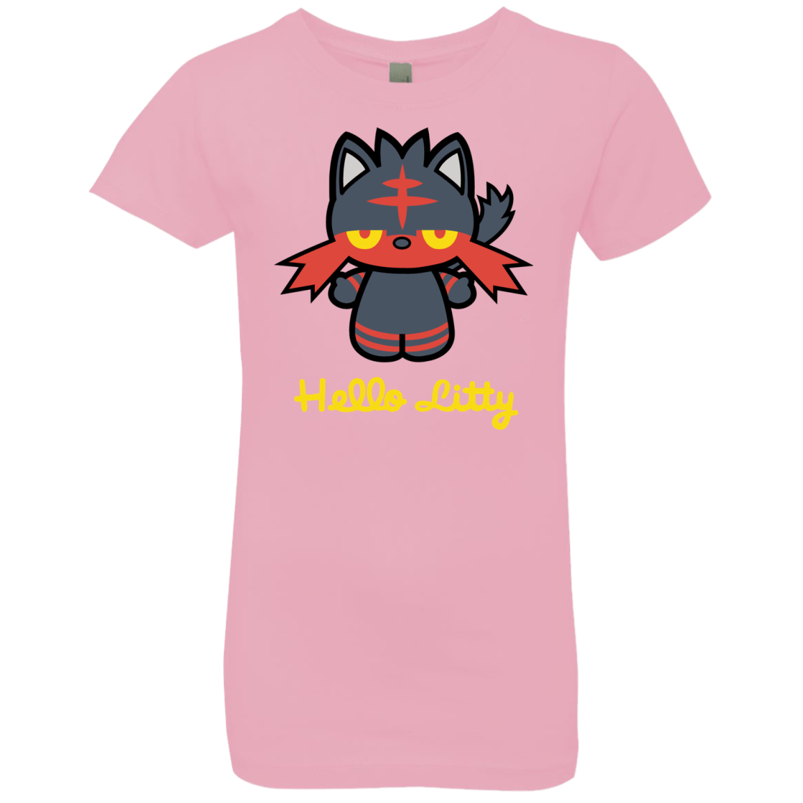 T-Shirts Light Pink / YXS Hello Litty Girls Premium T-Shirt