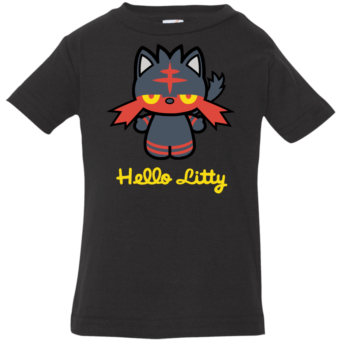 T-Shirts Black / 6 Months Hello Litty Infant Premium T-Shirt