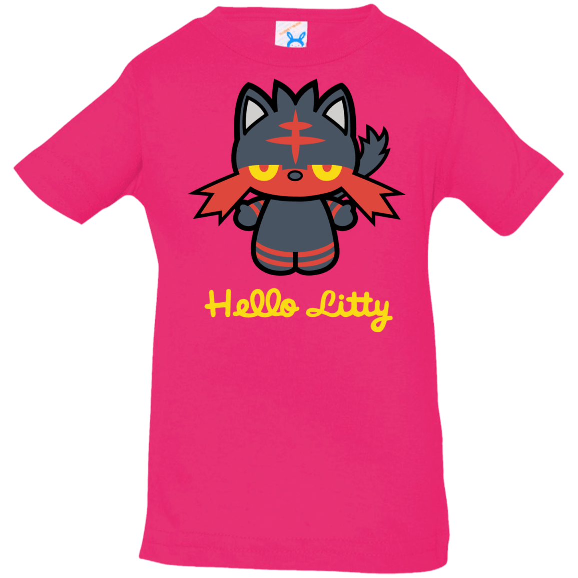 T-Shirts Hot Pink / 6 Months Hello Litty Infant Premium T-Shirt