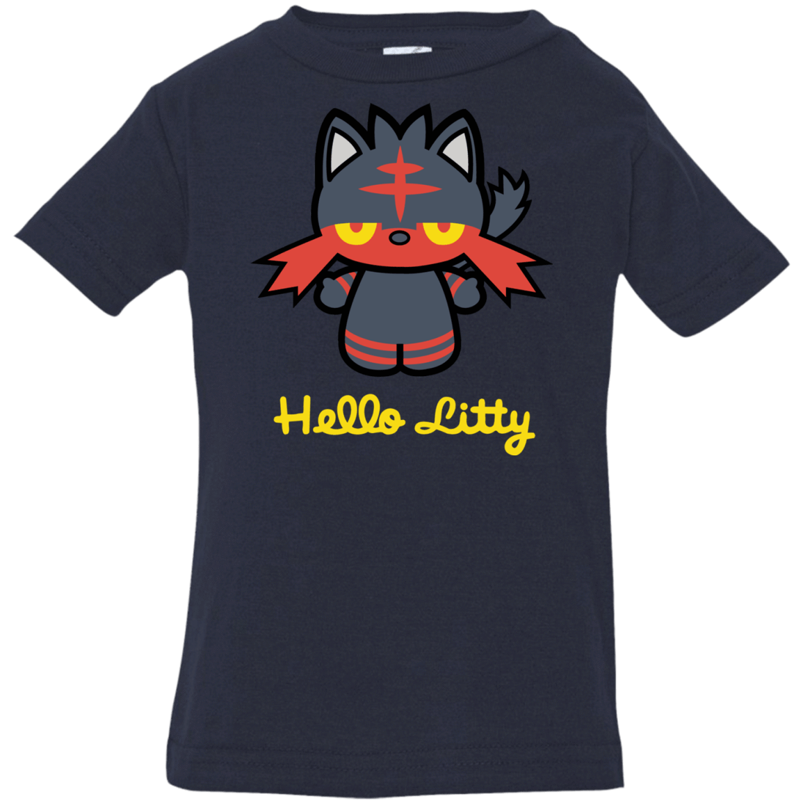 T-Shirts Navy / 6 Months Hello Litty Infant Premium T-Shirt