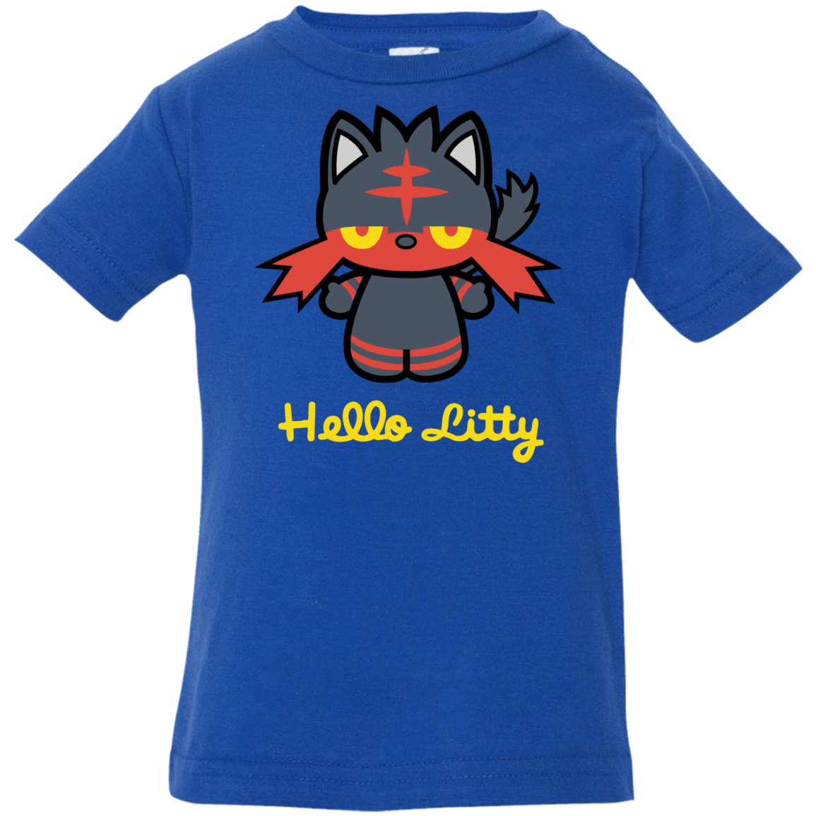 T-Shirts Royal / 6 Months Hello Litty Infant Premium T-Shirt