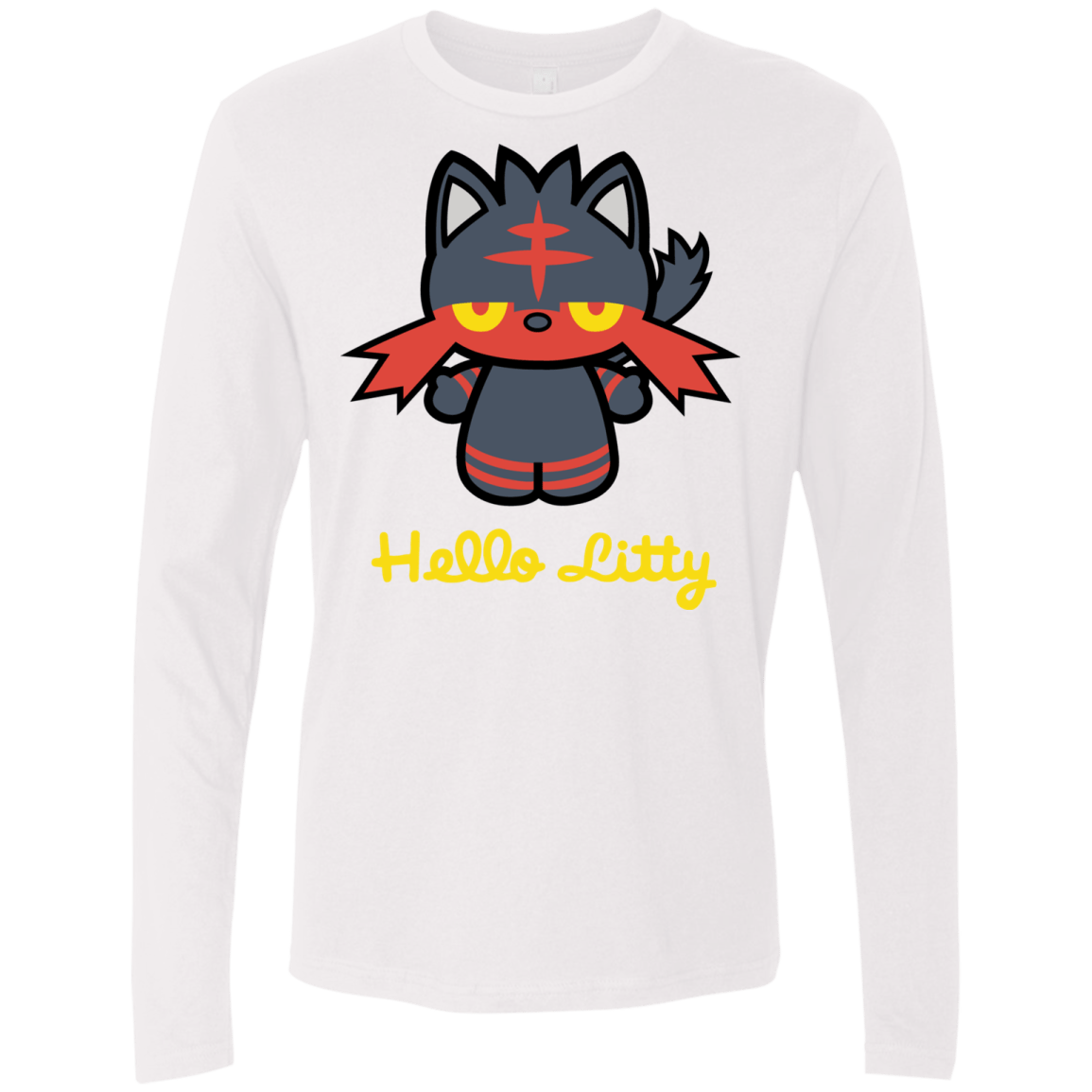 Hello Litty Men's Premium Long Sleeve